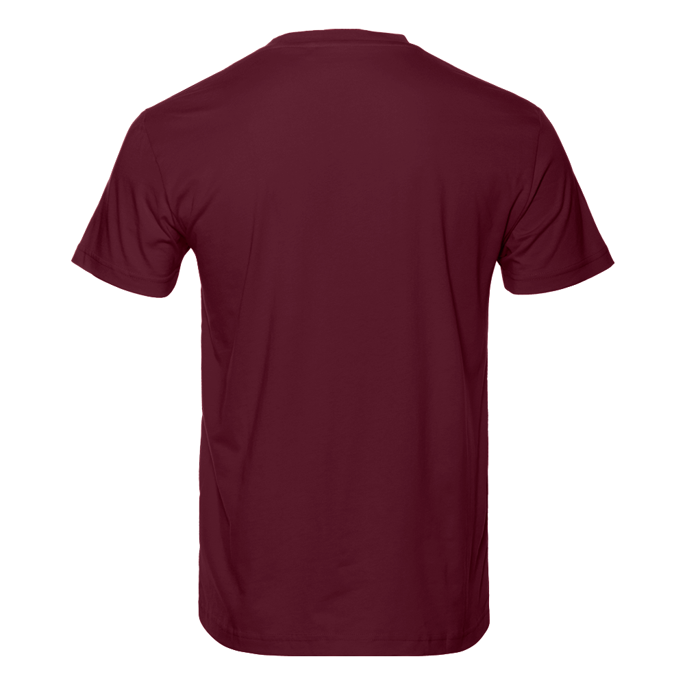 Футболка унисекс STAN, хлопок 150, 51, Бордовый,  (66)  (52/XL)