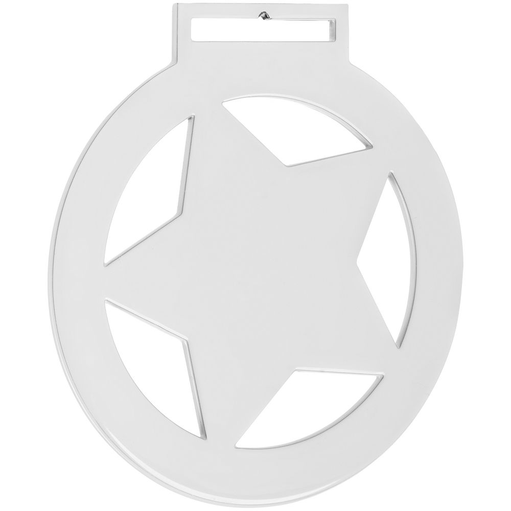 Медаль Steel Star с логотипом сделано в России | Print Logo