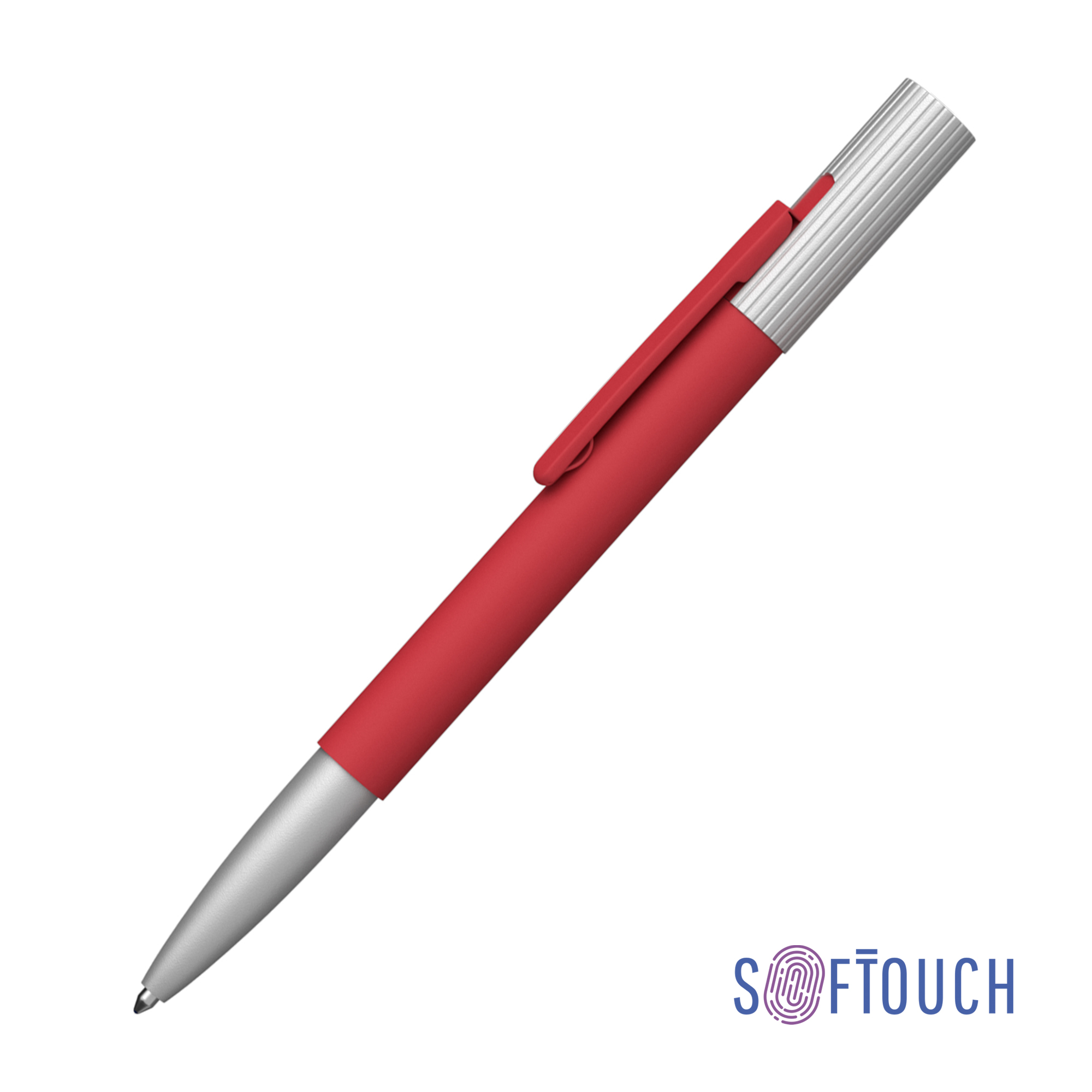 Ручка шариковая "Clas", покрытие soft touch, голубой