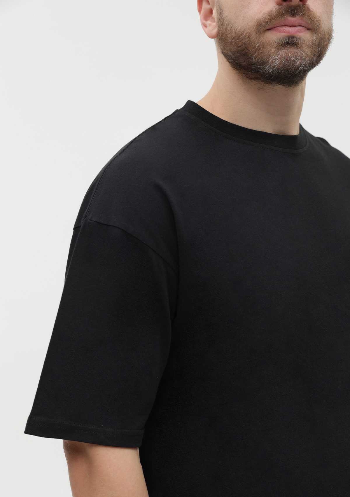 Футболка унисекс оверсайз STAN хлопок 240, 56, Чёрный,  (20)  (54/XXL)