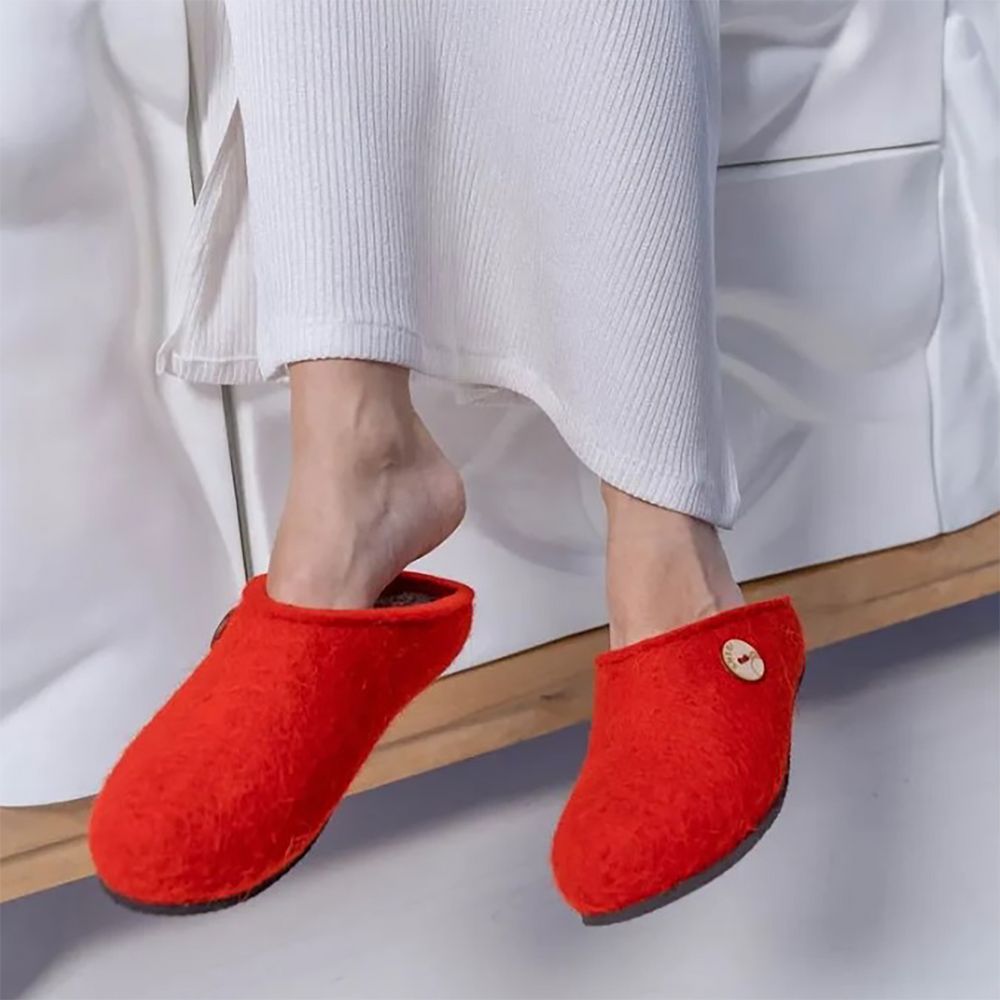 Домашние валенки Step, красные, размер 39