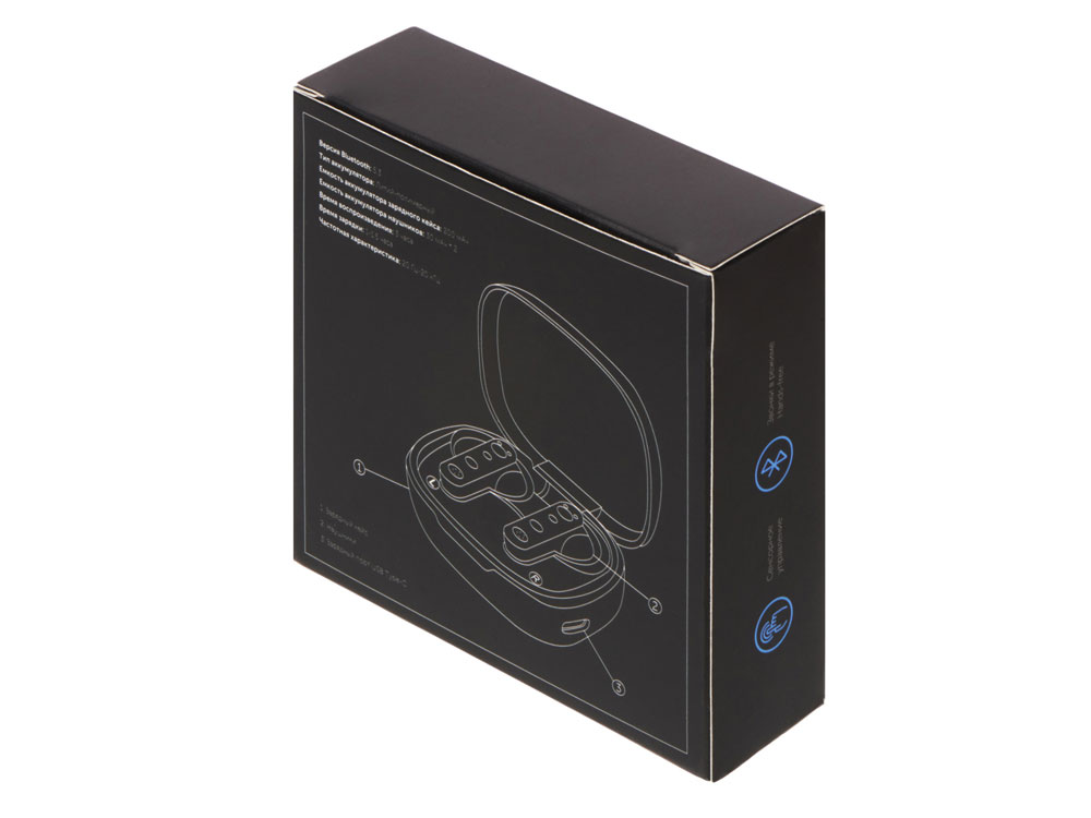 Беспроводные наушники TWS wireless Sync, черный