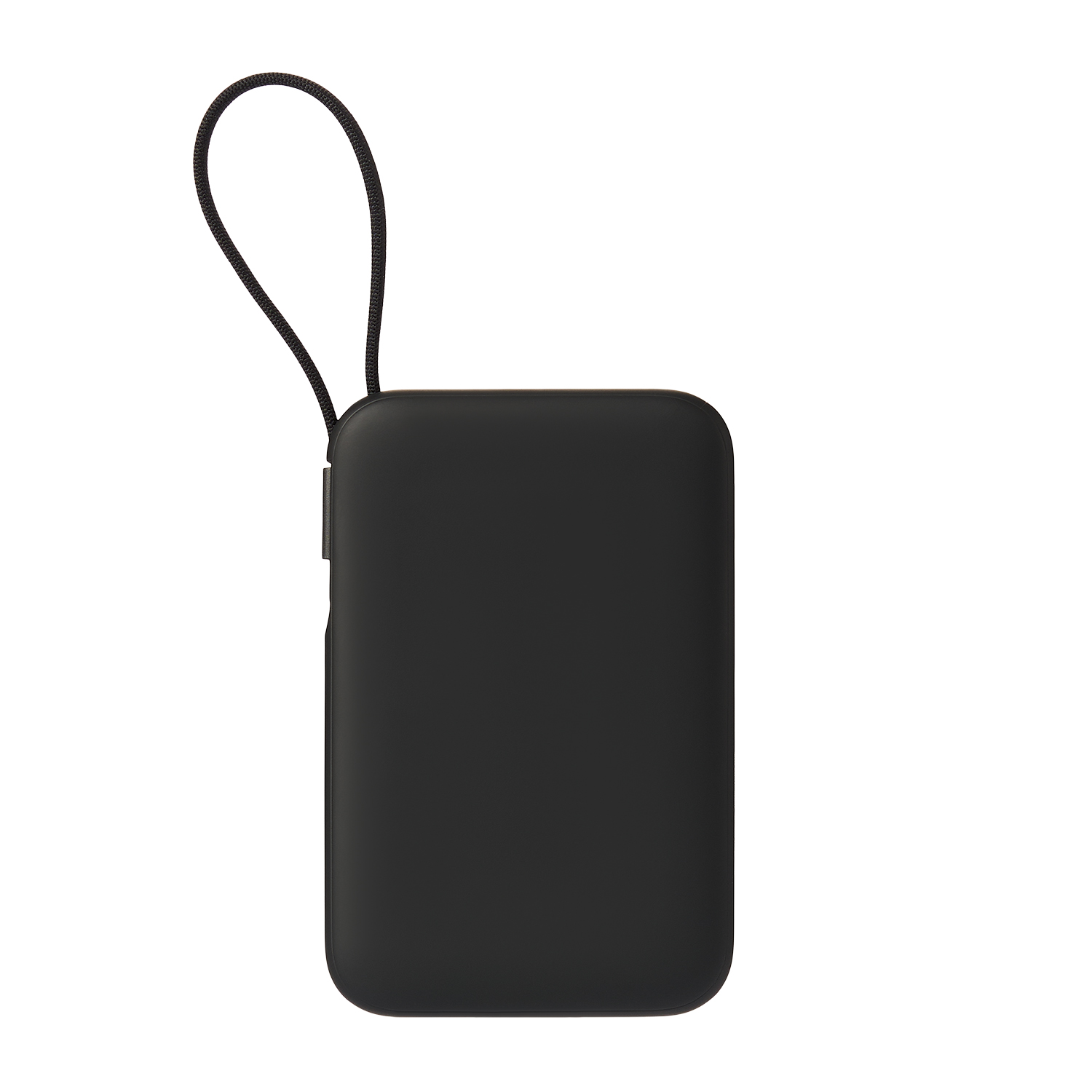Внешний аккумулятор Комбо (Combo) 4-в-1 10000mAh с функцией беспроводной зарядки 15W, черный фото на сайте Print Logo.