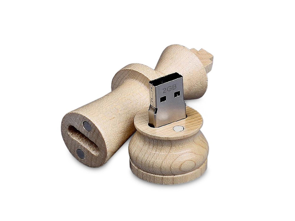 USB 2.0- флешка на 4 Гб Ферзь с логотипом  | Print Logo