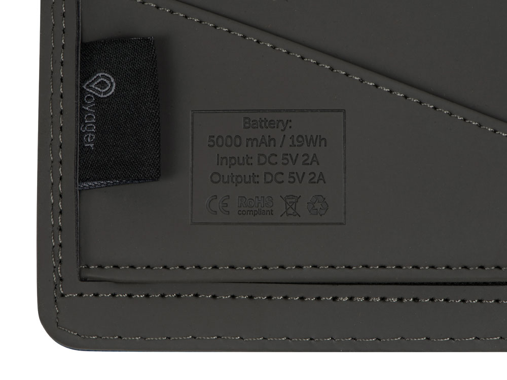Органайзер с функцией беспроводной зарядки Manner, 5000 mah, темно-синий (Р)