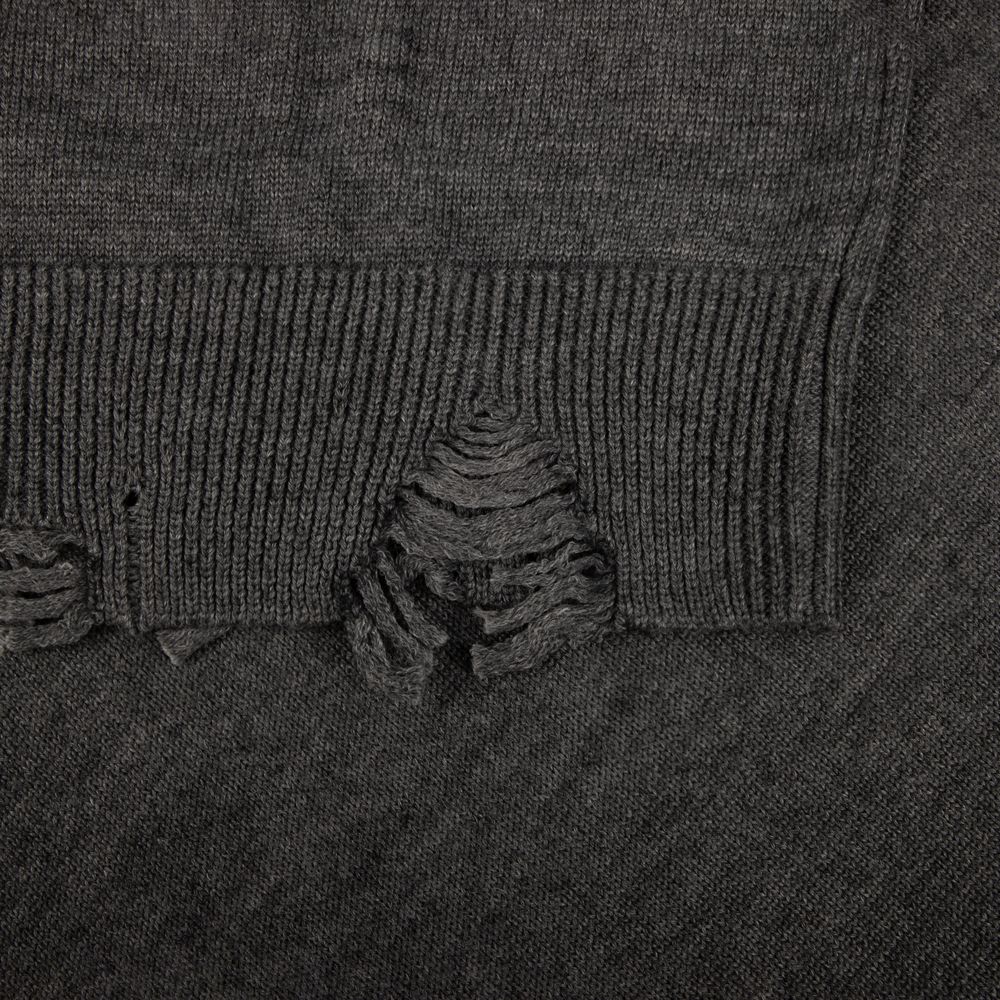 Свитер оверсайз Tricksy Net Grunge на заказ, полушерсть, размер L/XL