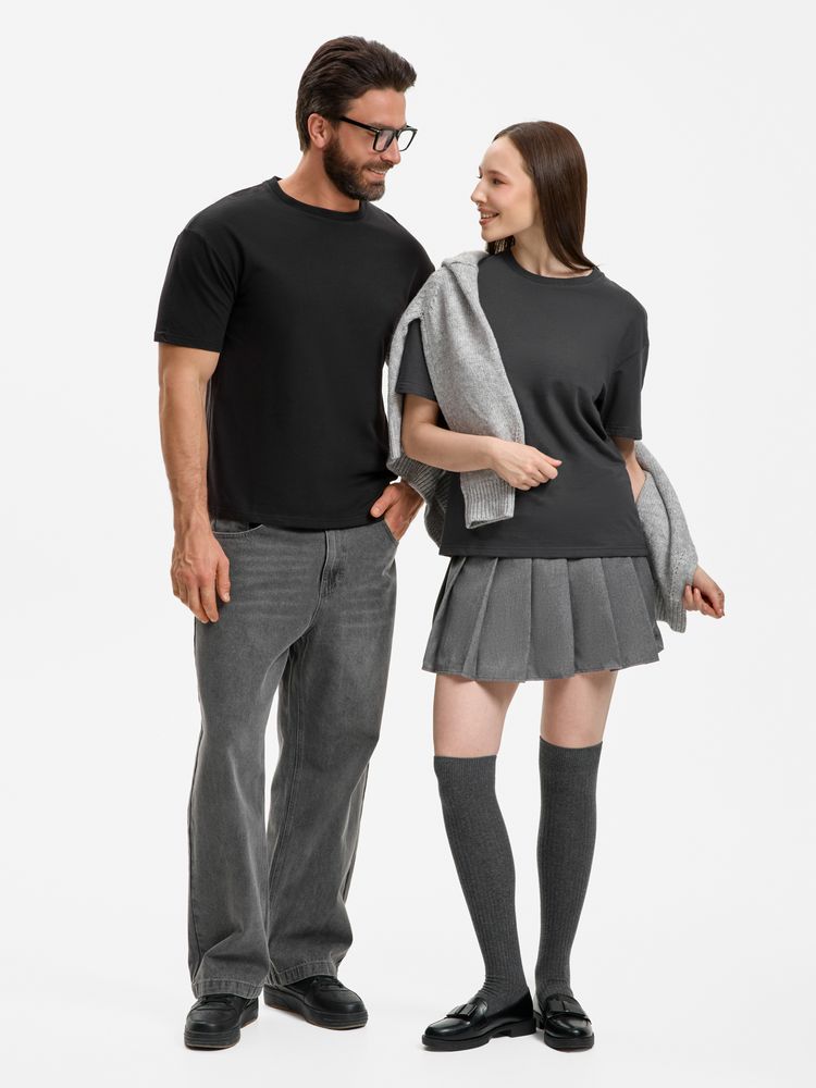 Футболка унисекс Durington, темно-серая (графит), размер 3XL/4XL