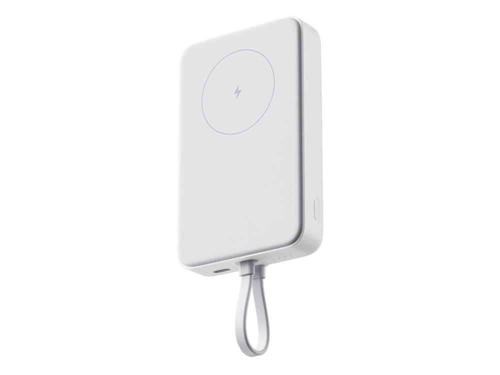 Внешний аккумулятор с кабелем Xiaomi 33W Magnetic Power Bank (Integrated Cable), 10000 мАч с логотипом Xiaomi | Print Logo