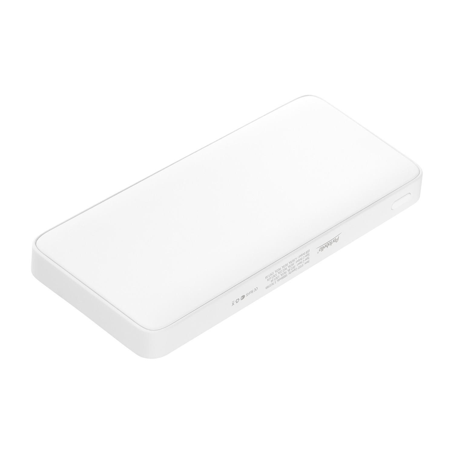 Внешний аккумулятор с подсветкой Анкор Плюс PD (Ancor PD Plus) 10000 mAh, белый