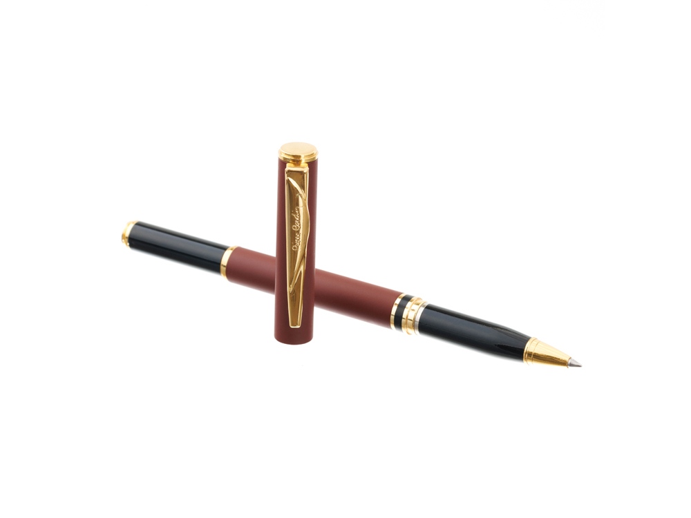 Ручка 2 в 1 шариковая и перьевая Pierre Cardin коллекция 2 в 1 | COMBI PEN. Корпус - латунь. Материал клипа - сталь. Цвет - терракотовый. Упаковка Е