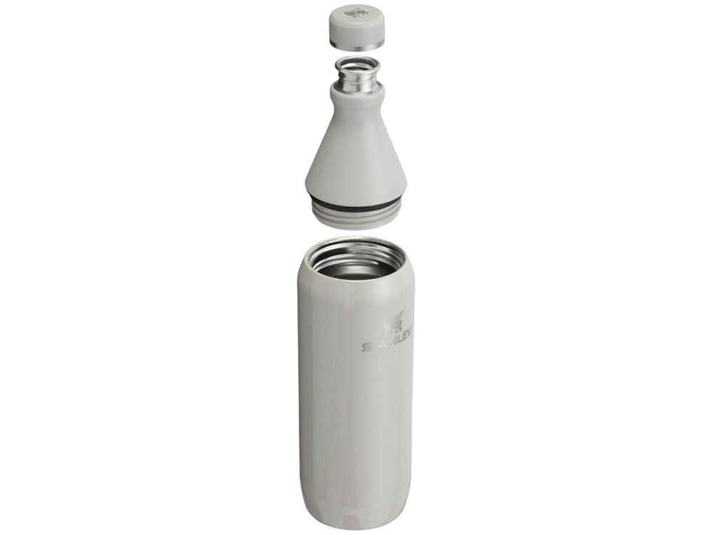 Термобутылка для воды Stanley All Day Slim объемом 600 мл - Серый