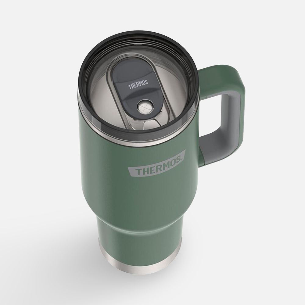 Термокружка Icon 1200 — пример нанесения логотипа (THERMOS) | Print Logo