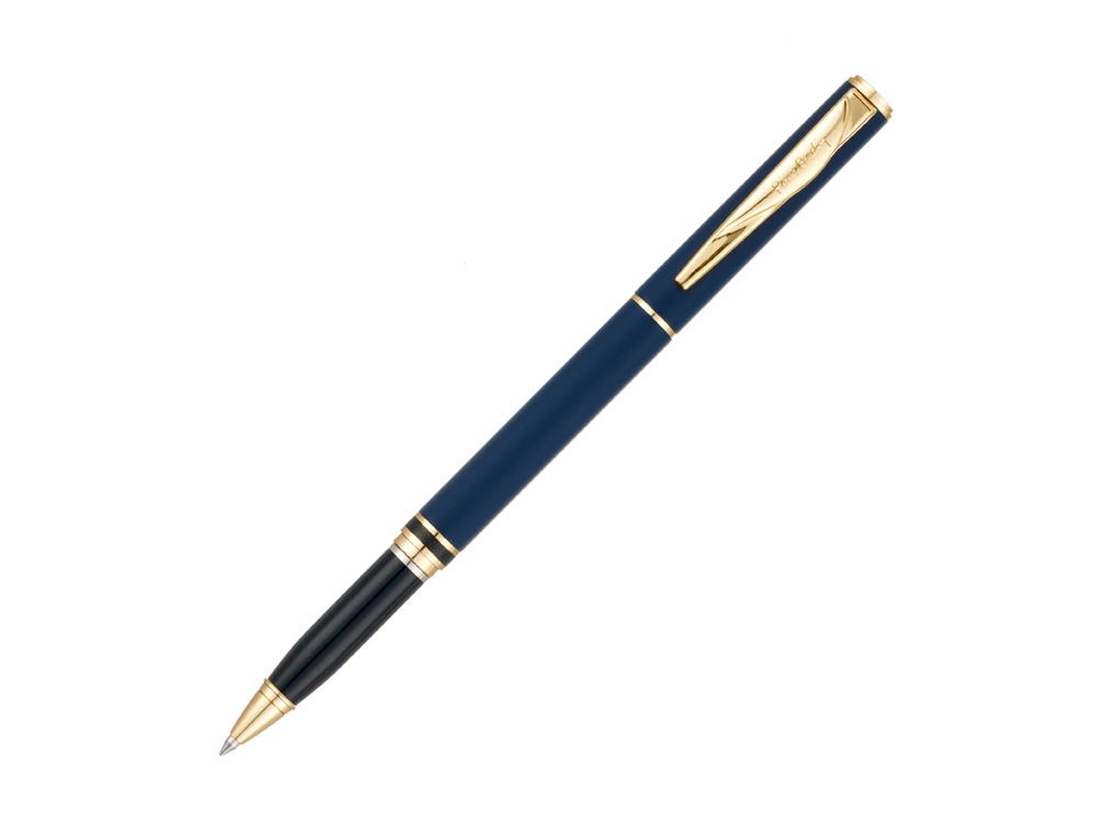 Ручка 2 в 1 шариковая и перьевая Pierre Cardin коллекция 2 в 1 | COMBI PEN. Корпус - латунь. Материал клипа - сталь. Цвет - синий. Упаковка Е