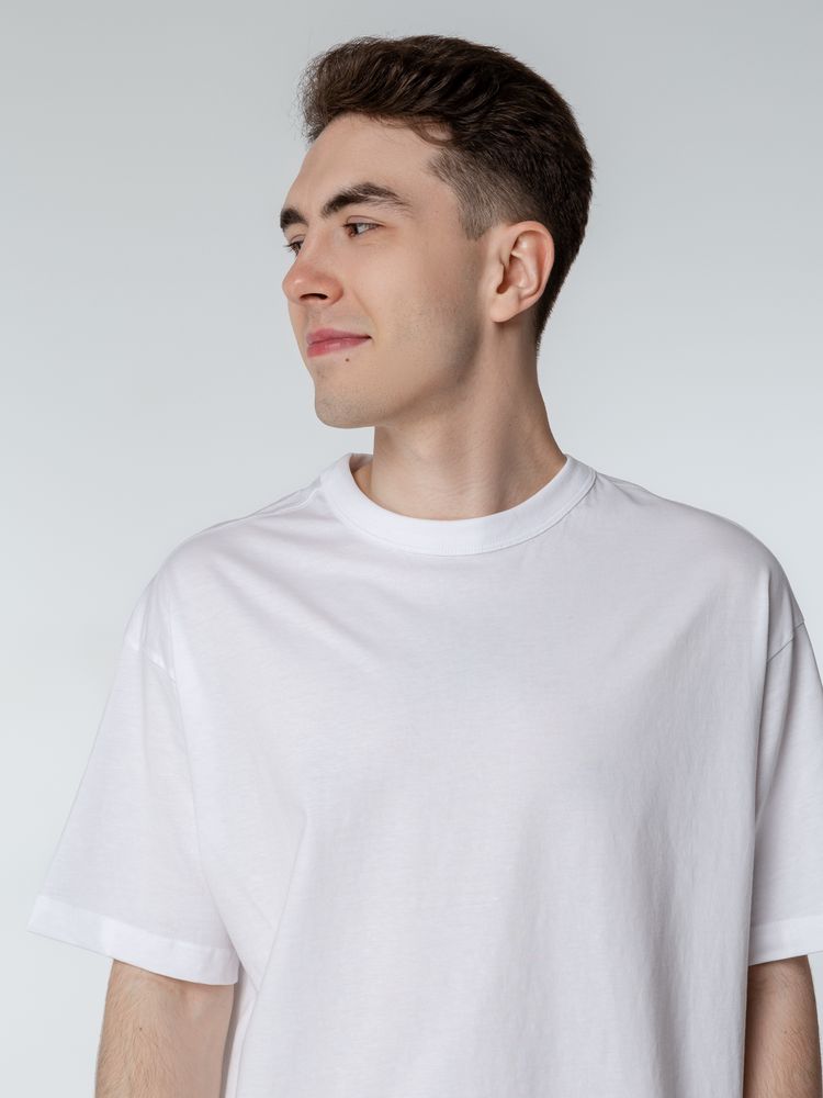 Футболка оверсайз мужская Boxy Men, бежевая (льняная), размер XXL