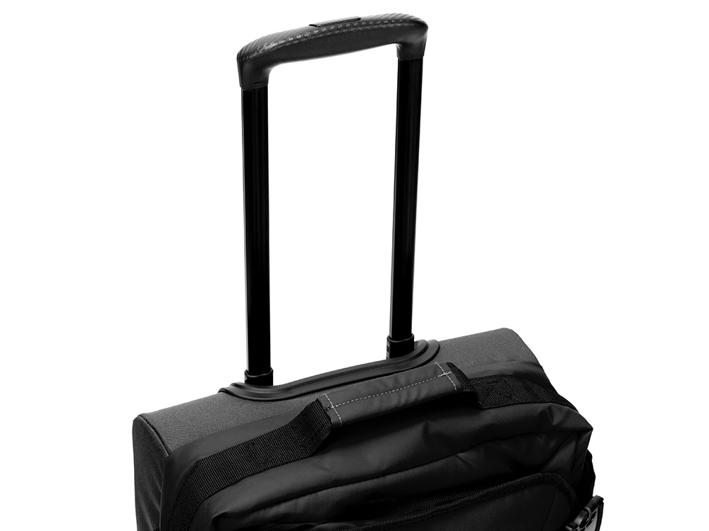 Сумка на колесах TORBER РИТМ, черный, полиэстер 900D с PU покрытием, 47 х 34 х 21,5 см, 32 л