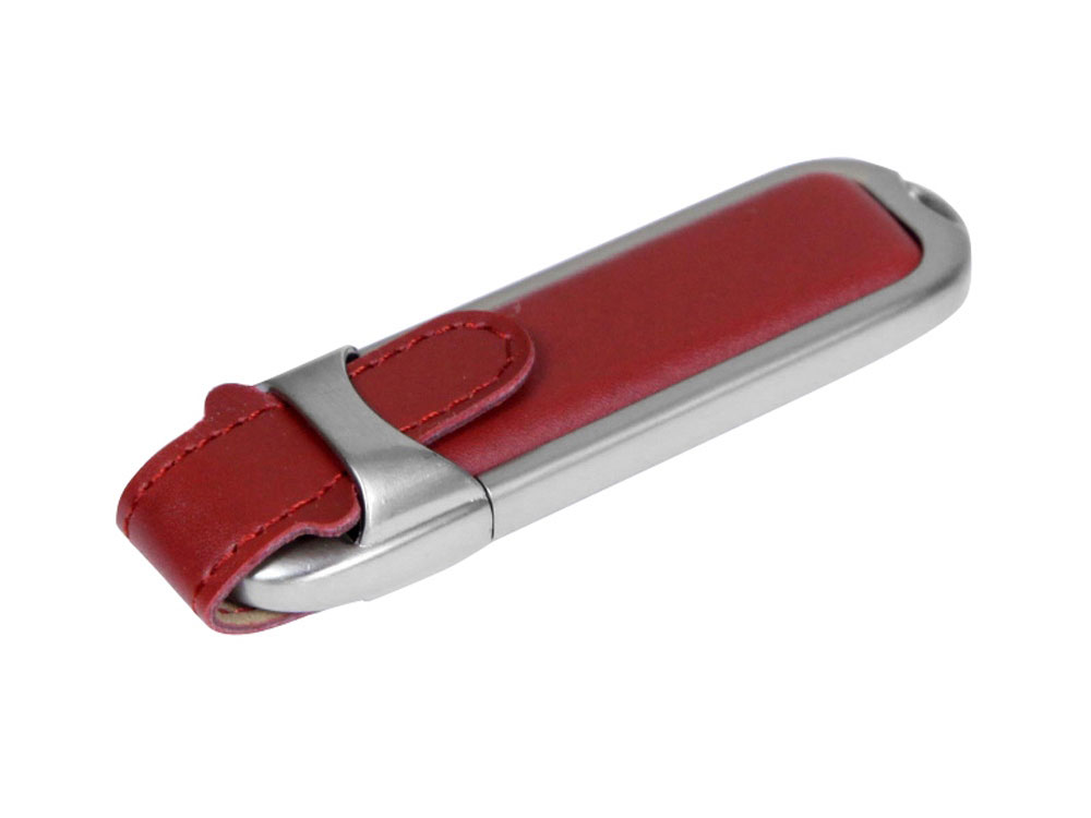 USB 2.0- флешка на 4 Гб с массивным классическим корпусом с логотипом  | Print Logo