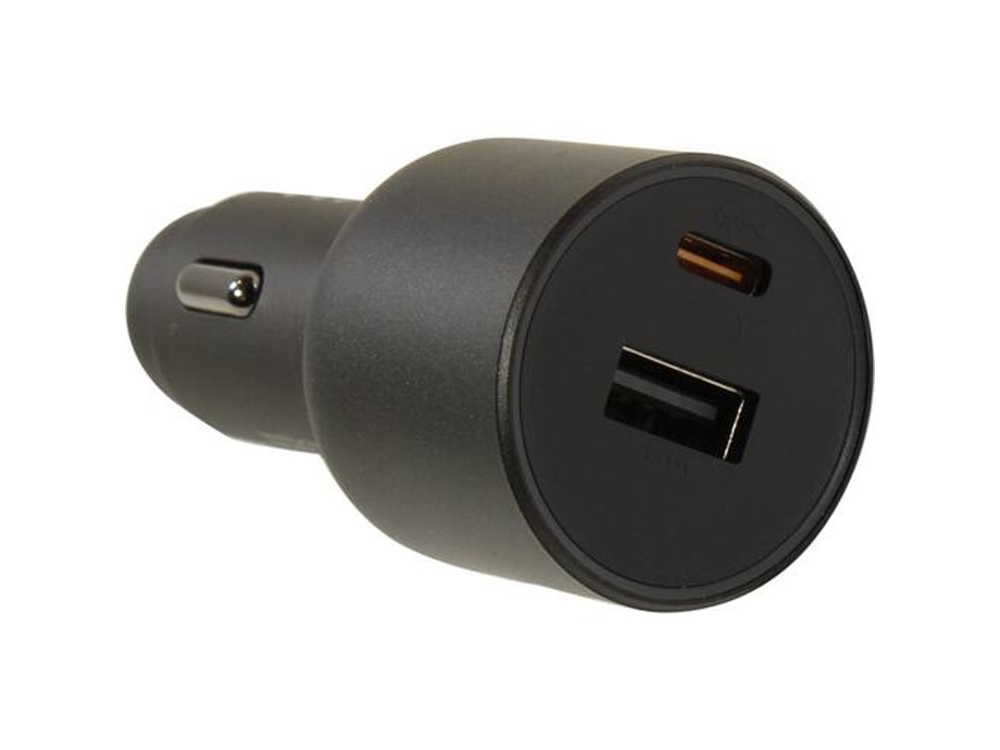 Устройство зарядное автомобильное Xiaomi 67W Car Charger (USB-A + Type-C) с логотипом Xiaomi | Print Logo