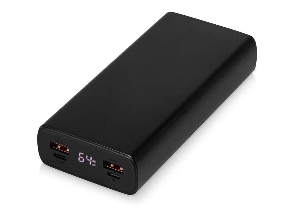 Внешний аккумулятор с функцией быстрой зарядки QC 3.0 PowerMax, 20000 mAh с логотипом Q jet | Print Logo