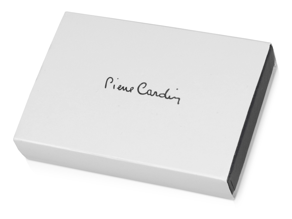 Визитница Pierre Cardin. Корпус - иск.кожа. Размер 9,5 х 6,6 х 1,4 см. Цвет - черный
