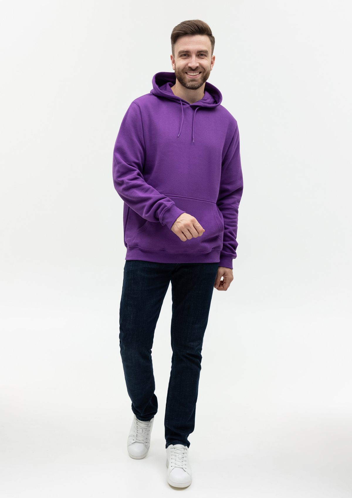Худи унисекс STAN футер с начёсом 260, 20, Фиолетовый,  (94)  (44/XS)