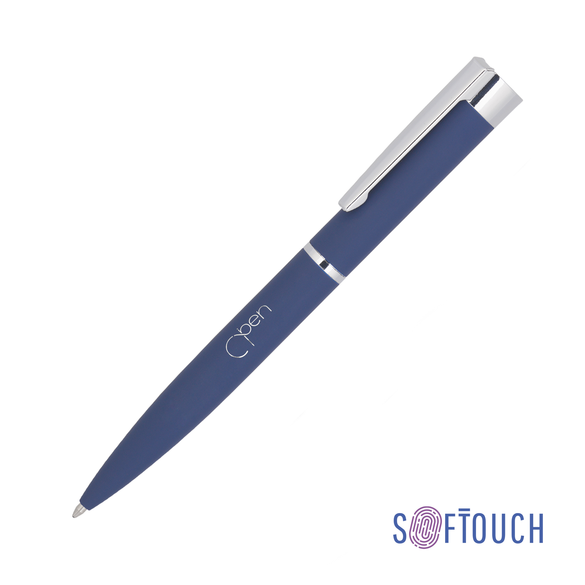 Ручка шариковая "Alice", покрытие soft touch, черный