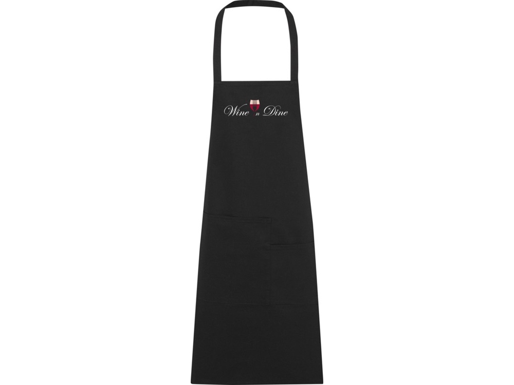 Khana Хлопковый фартук плотностью 280 г/м2, черный