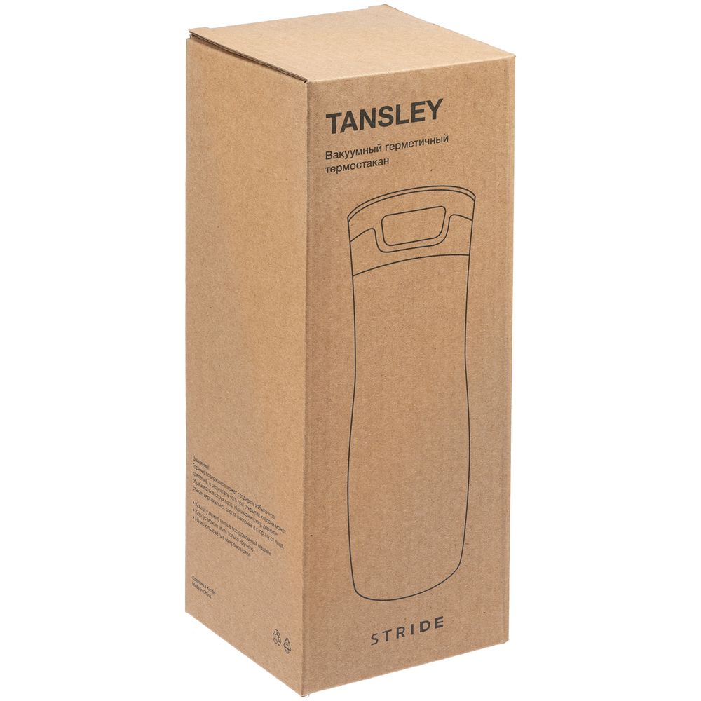 Термостакан Tansley, герметичный, вакуумный — пример нанесения логотипа (Stride) | Print Logo