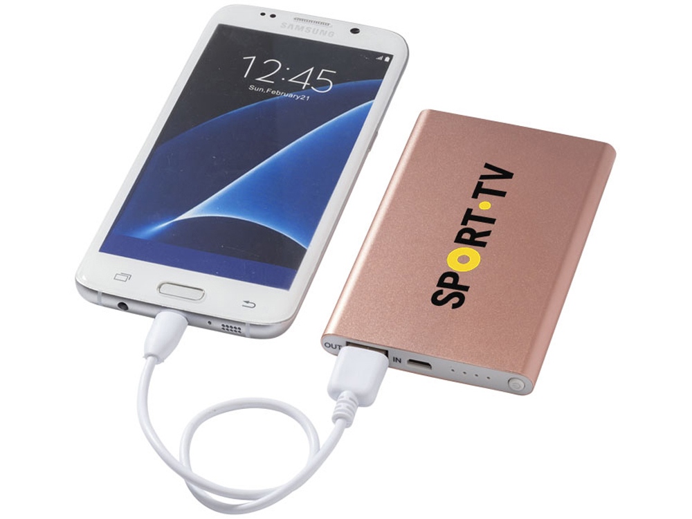 Портативное зарядное устройство Pep 4000 mAh, розовый
