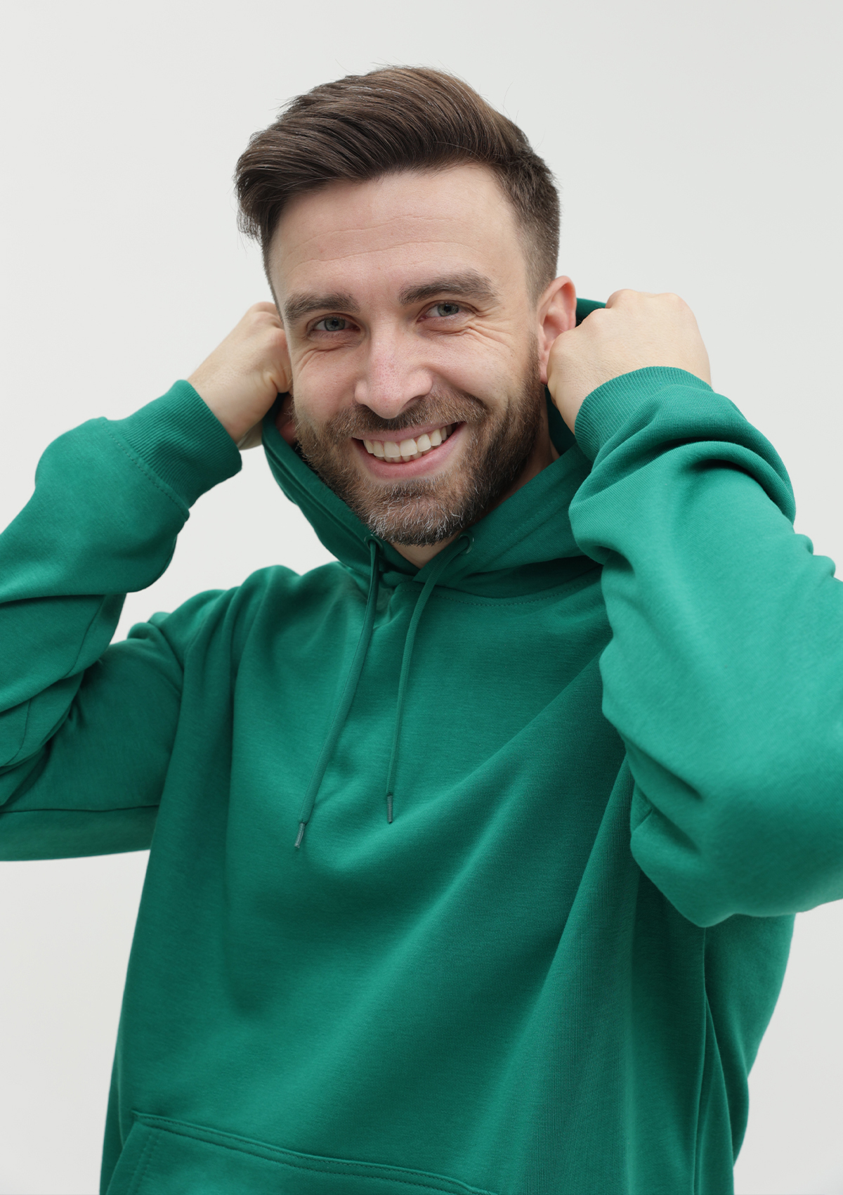 Худи унисекс STAN футер с начёсом 260, 20, Зелёный,  (30/1)  (54/XXL)