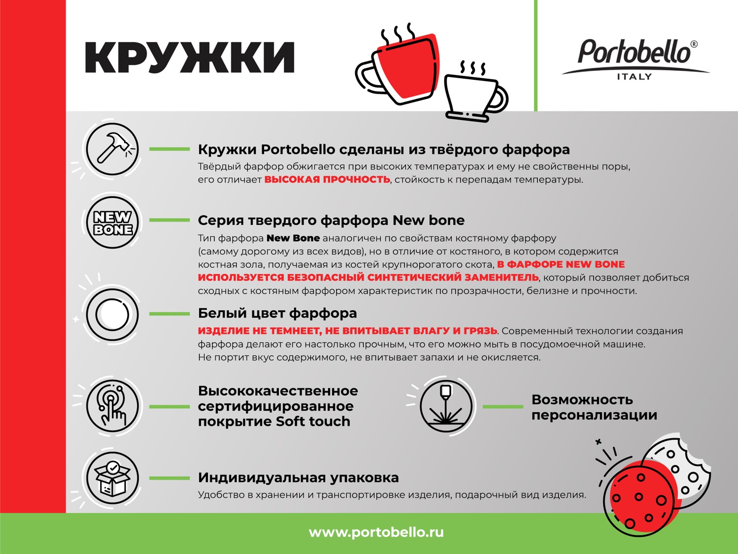 Керамическая кружка Tulip, аква фото на сайте Print Logo.