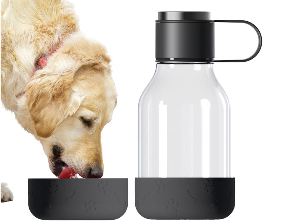 Бутылка для воды DOG BOWL, 1500 мл, черный