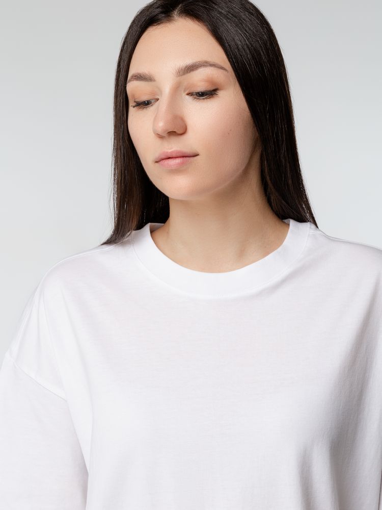 Футболка оверсайз женская Boxy Women, бежевая (льняная), размер XL