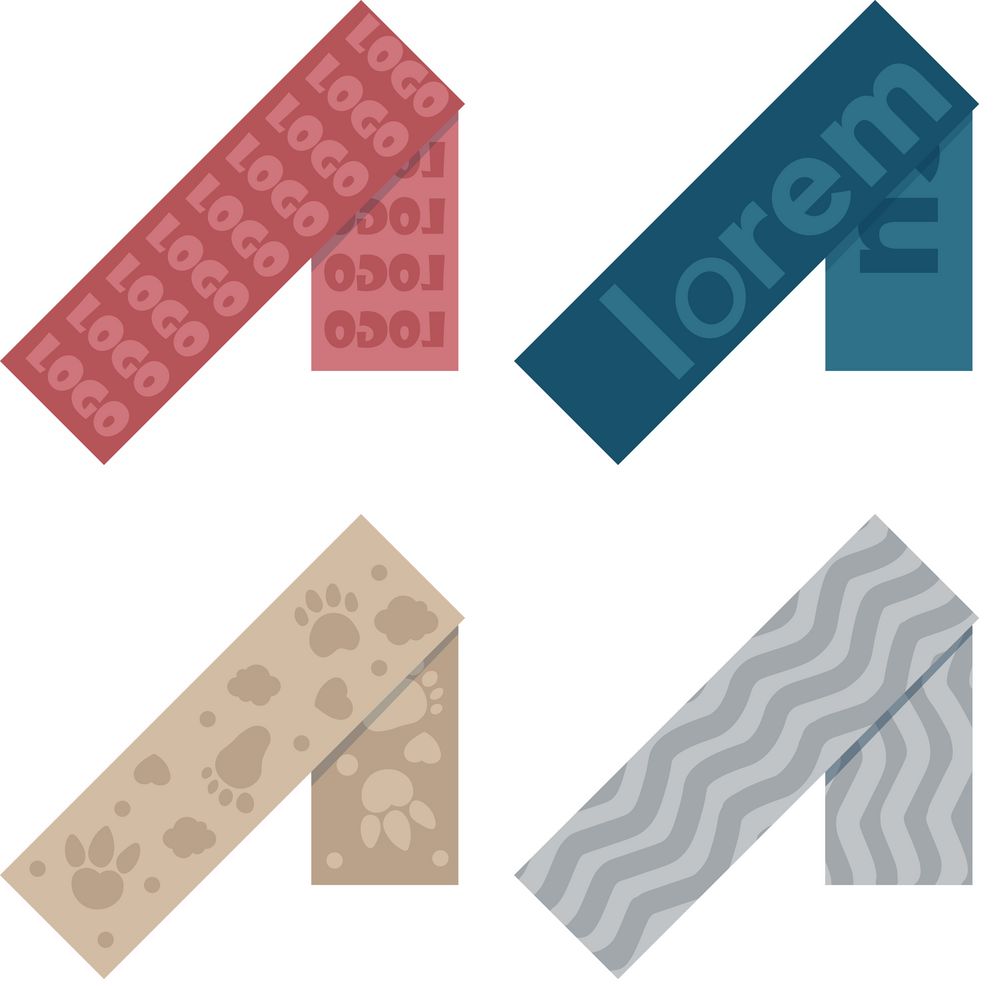Шарф на заказ Pluche Grand, XXL с логотипом  | Print Logo
