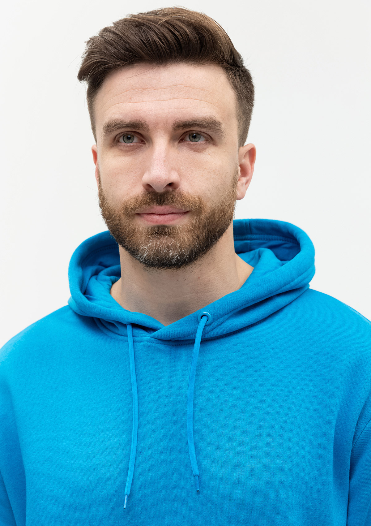 Худи унисекс STAN футер с начёсом 260, 20, Лазурный,  (40/1)  (54/XXL)