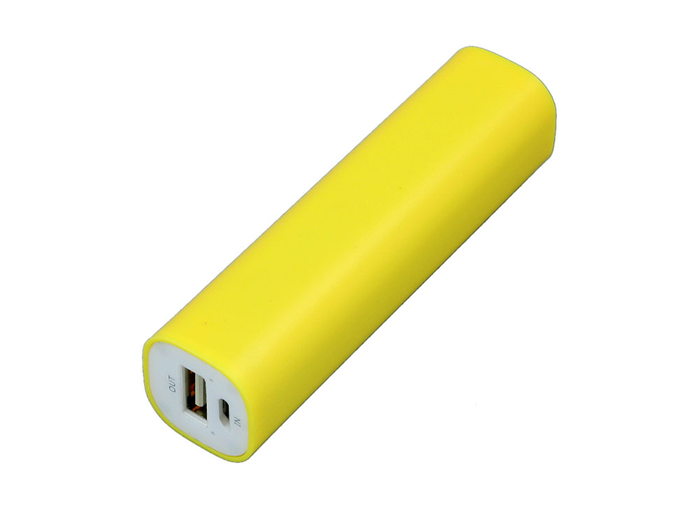 Внешний аккумулятор Digi прямоугольной формы, 2600 mAh с логотипом  | Print Logo