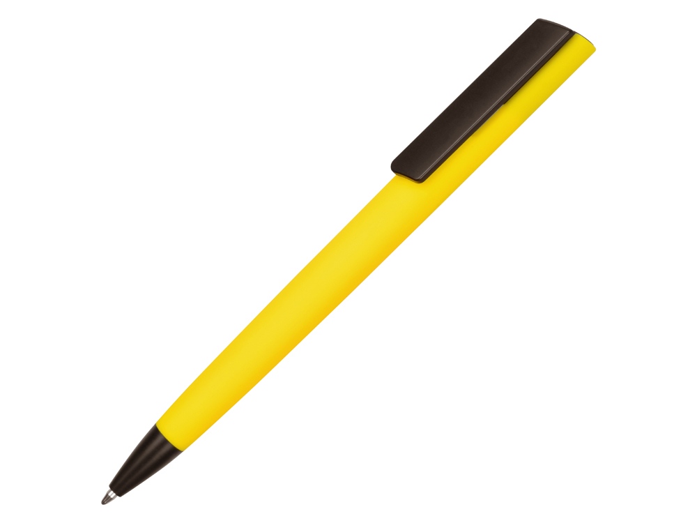 Ручка пластиковая шариковая C1 soft-touch с логотипом  | Print Logo