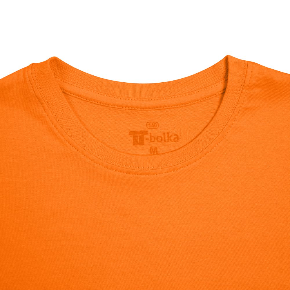 Футболка унисекс T-bolka 140, оранжевая, размер XXXL