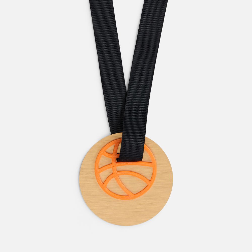 Медаль-конструктор Fundo с 3D-подвеской Sport — пример нанесения логотипа () | Print Logo