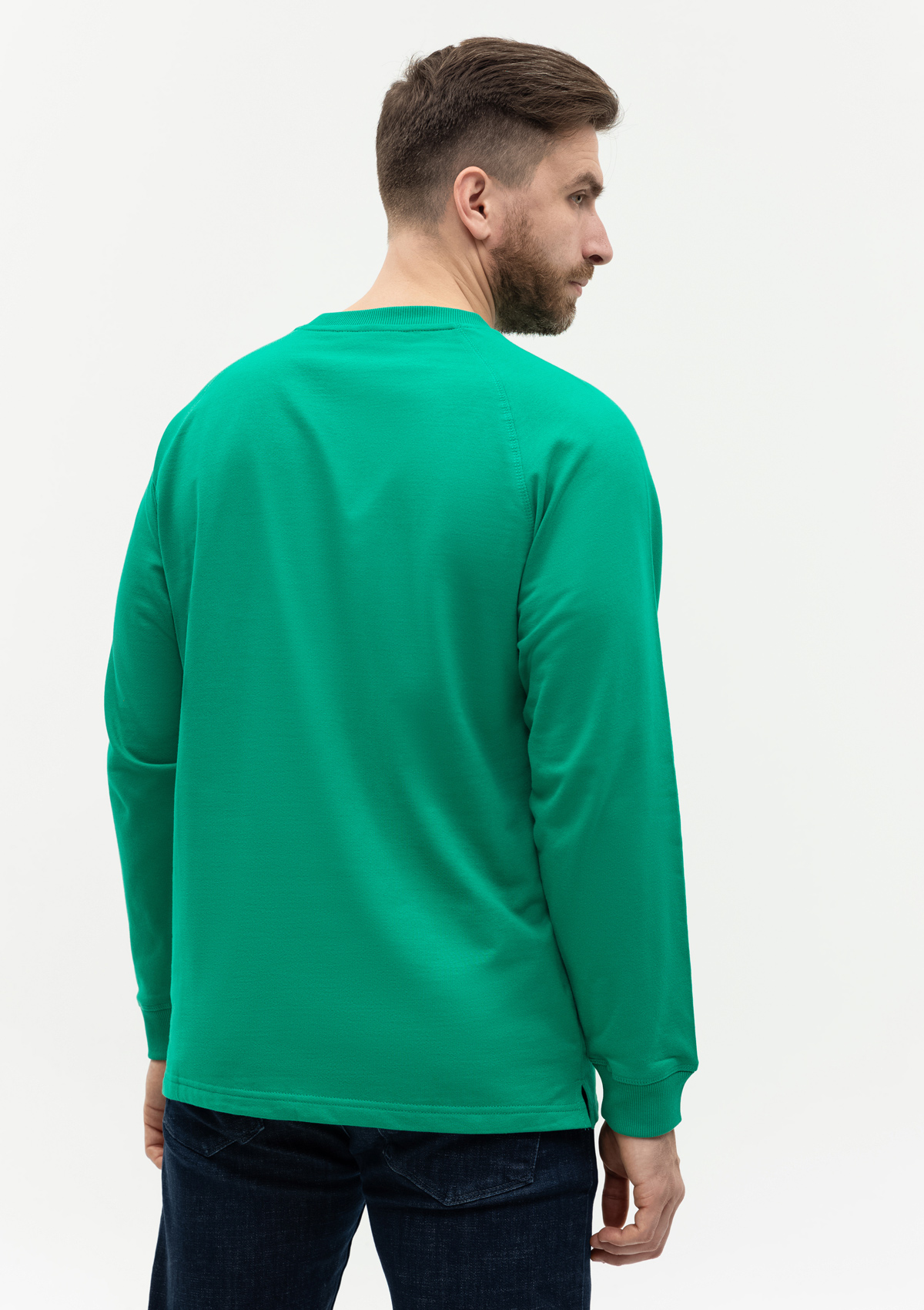 Свитшот унисекс STAN футер с начёсом 220, 60, Зелёный,  (30/1)  (52/XL)