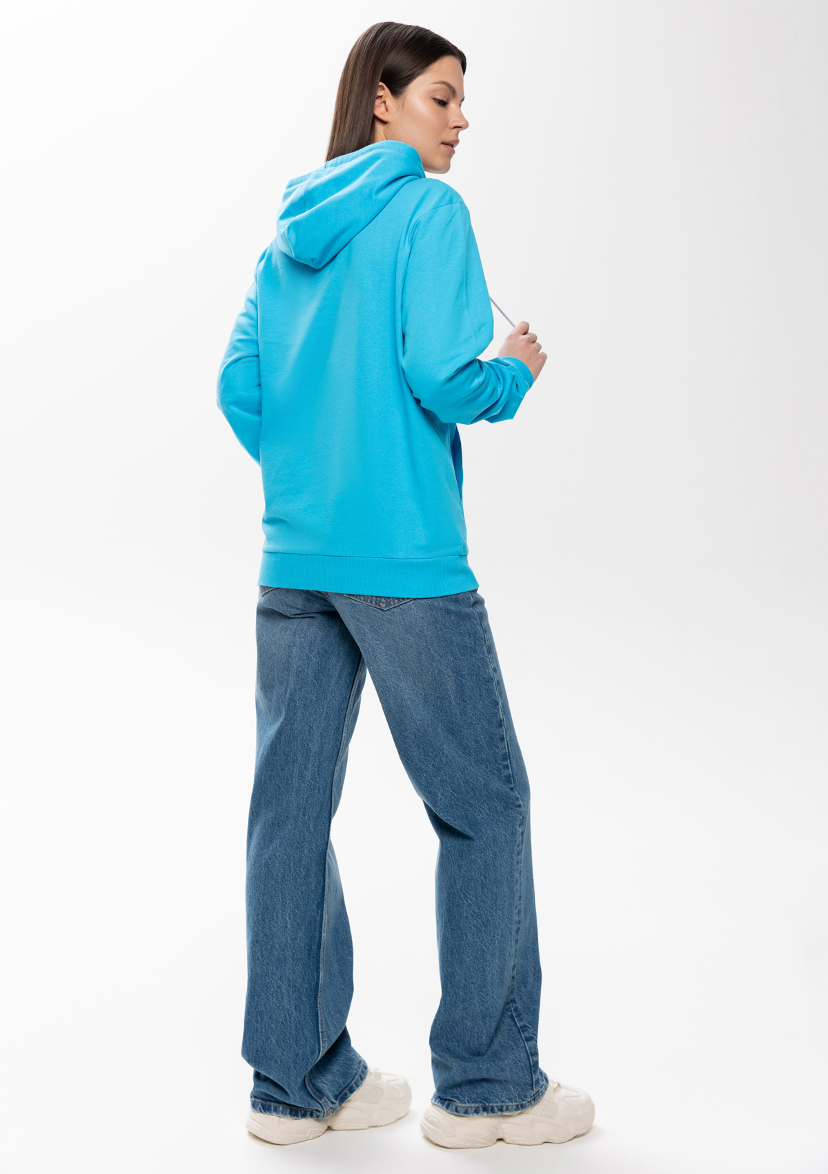 Худи унисекс STAN футер без начёса 260, 23, Бирюзовый,  (32)  (44/XS)