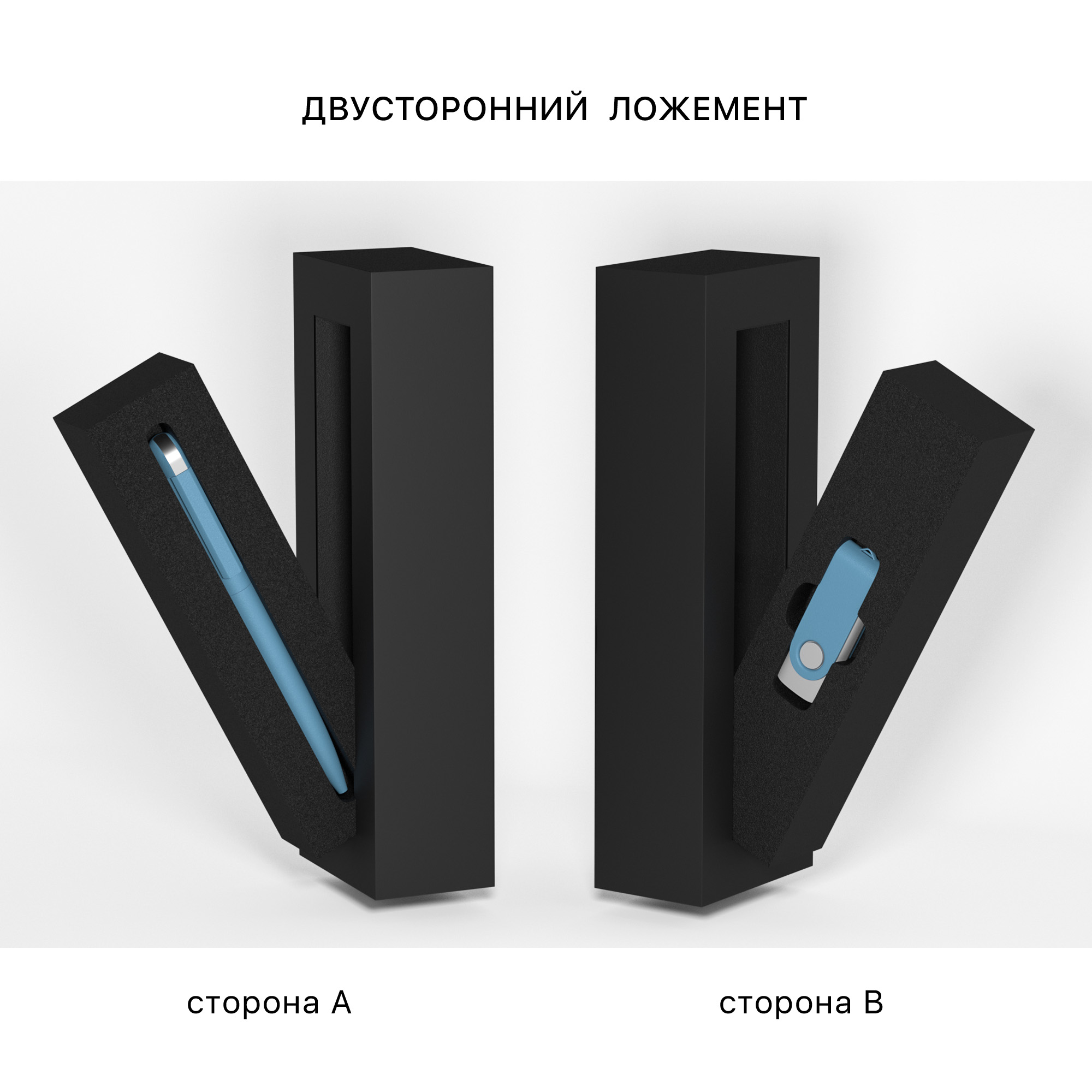 Набор ручка "Jupiter" + флеш-карта "Vostok" 16 Гб в футляре, покрытие soft touch, фиолетовый