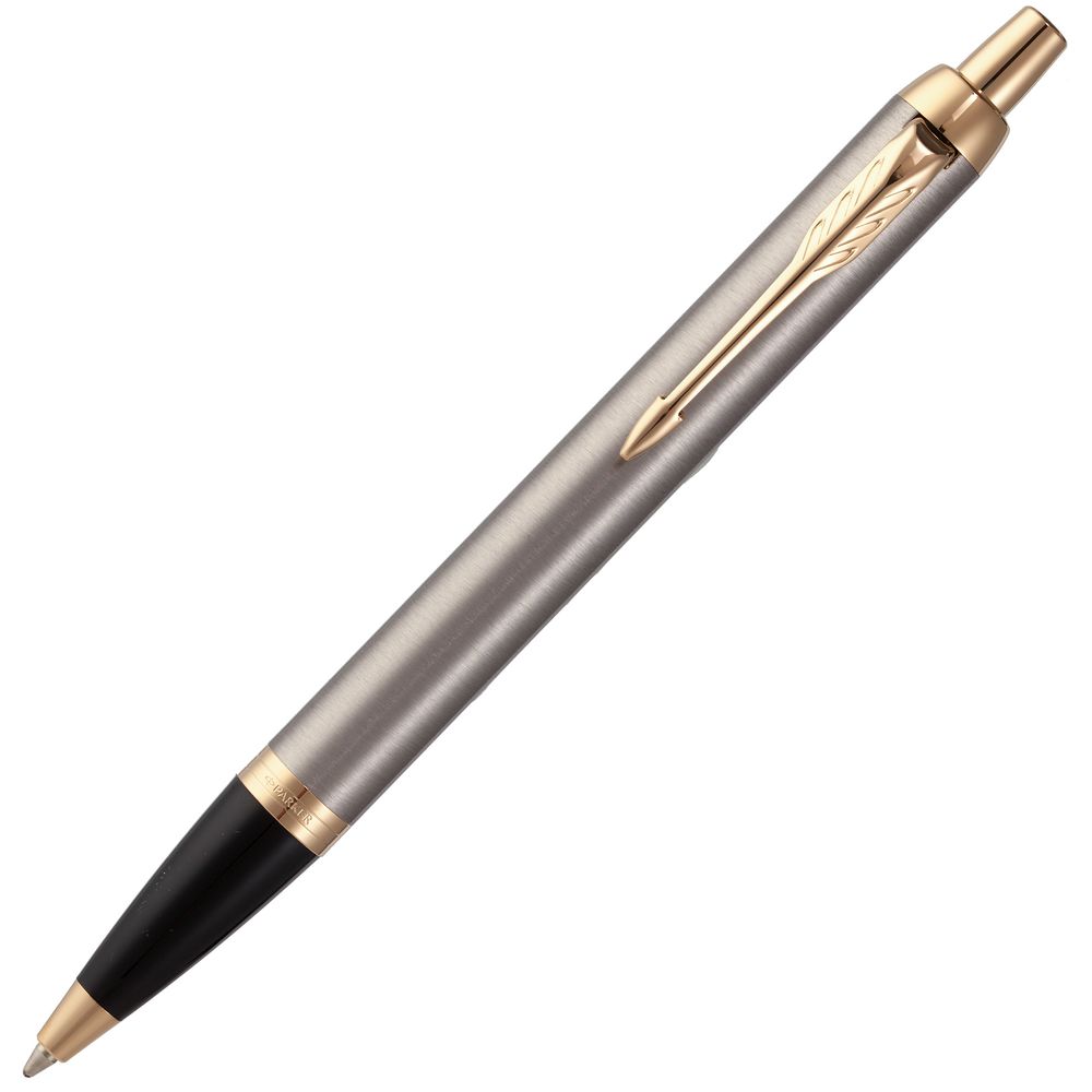 Ручка шариковая Parker IM Core K321 Brushed Metal GT M фото на сайте Print Logo.