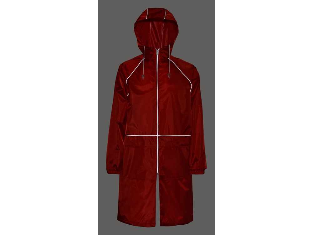 Дождевик Sunshine со светоотражающими кантами, красный, размер  XL/XXL