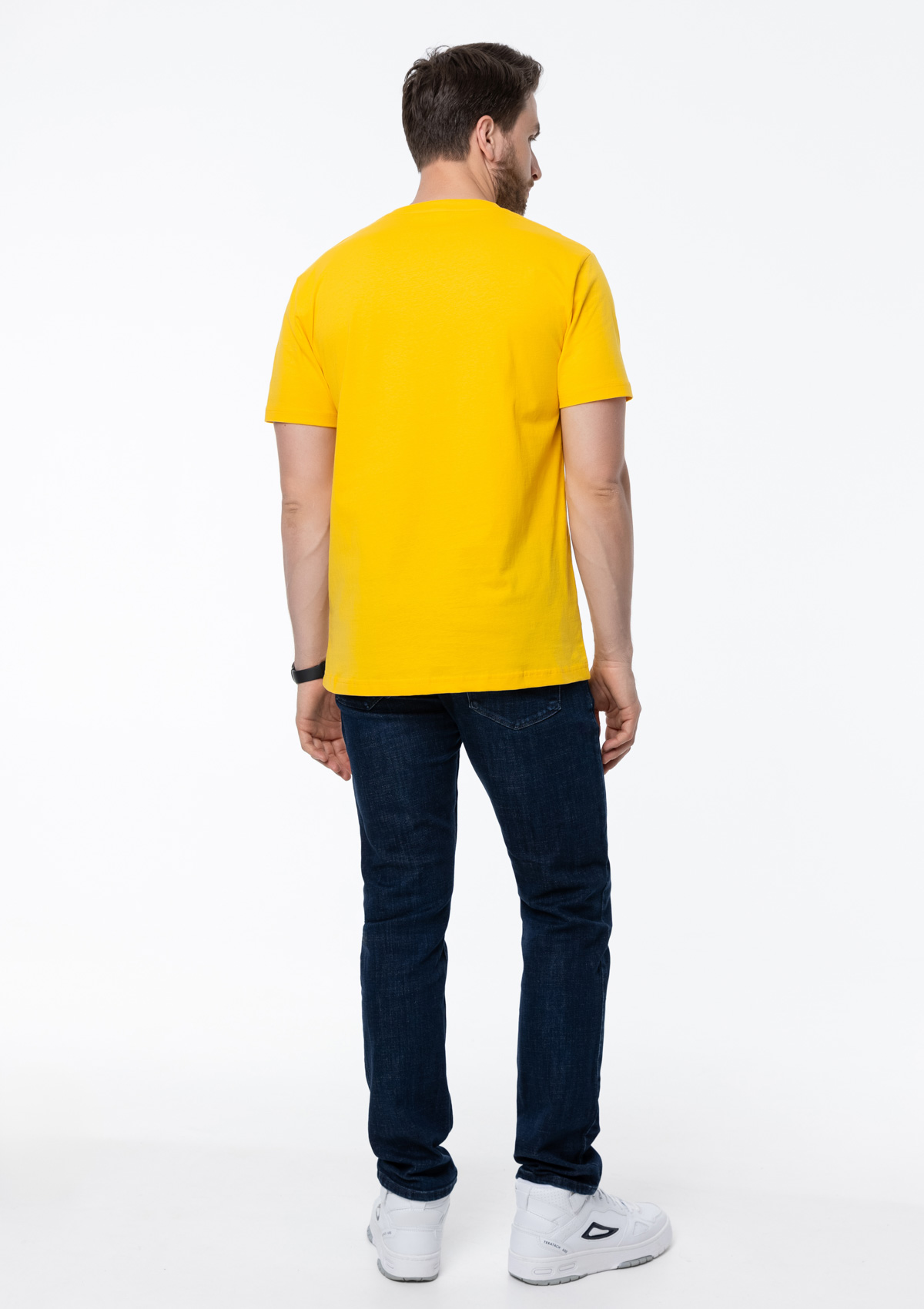 Футболка унисекс STAN, хлопок 150, 51, Жёлтый,  (12/1)  (56/XXXL)