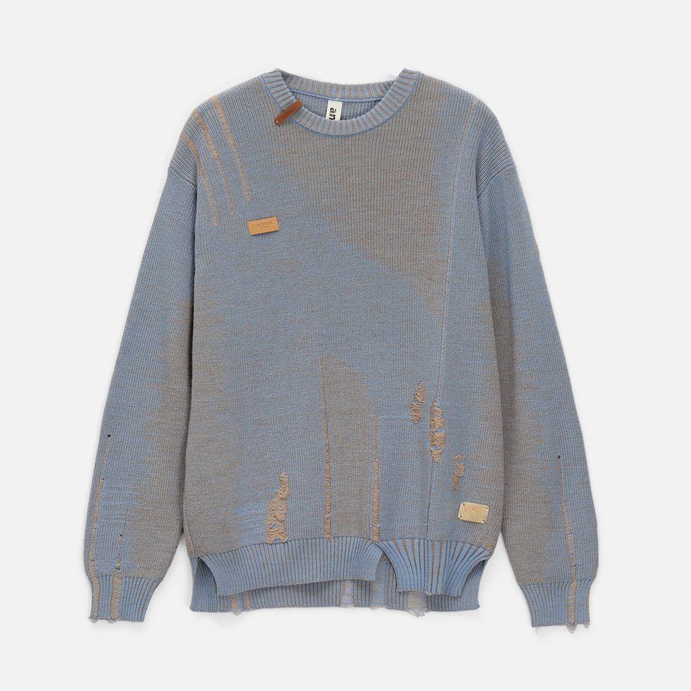 Джемпер Denim свободного силуэта на заказ, полушерсть, размер XL