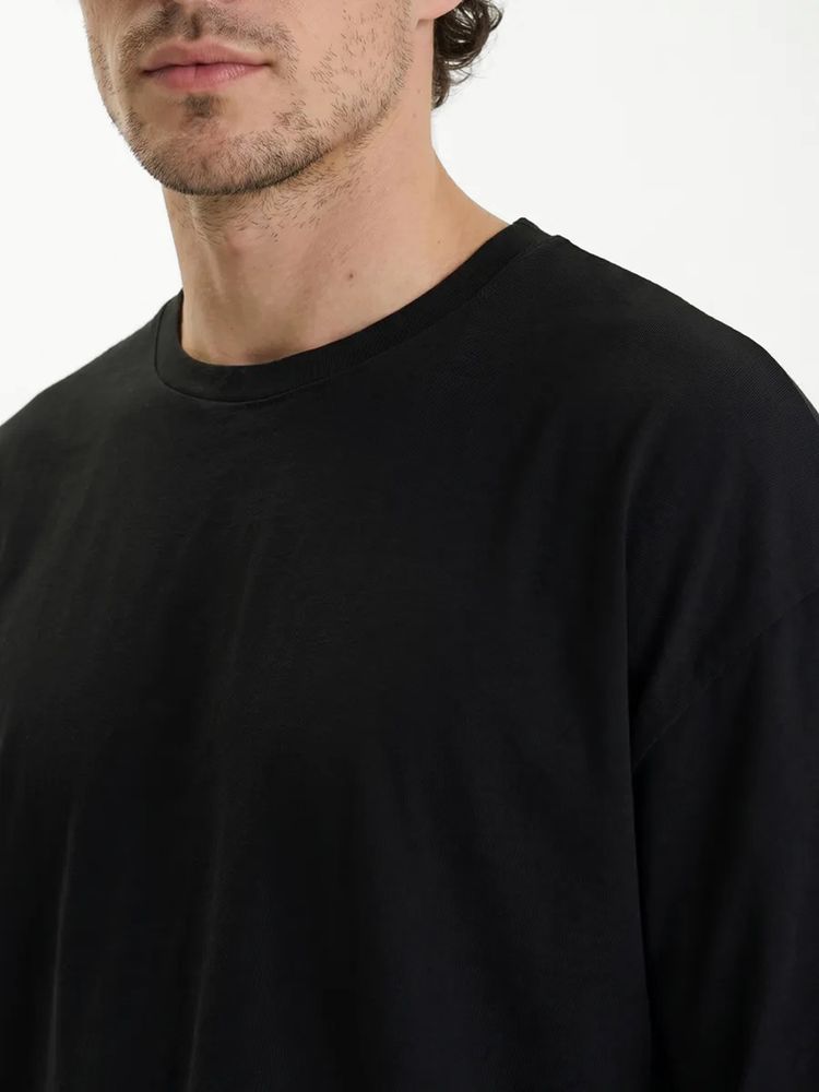 Футболка Oversize Premium 210, черная, размер 3XL