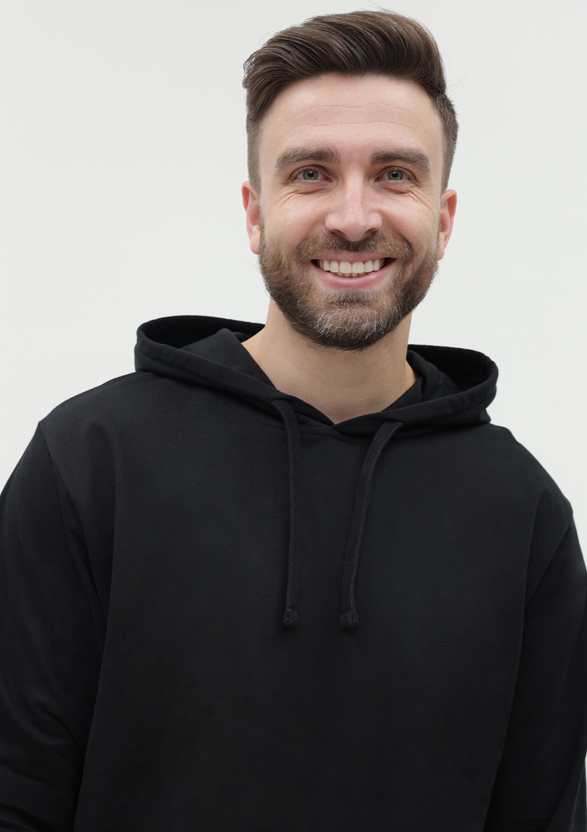 Худи унисекс STAN футер без начёса 260, 23, Чёрный,  (20)  (42/XXS)