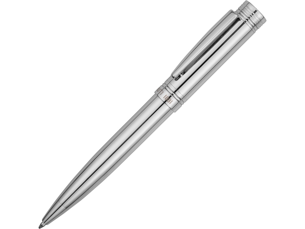 Ручка шариковая Zoom Classic Silver с логотипом Cerruti 1881 | Print Logo
