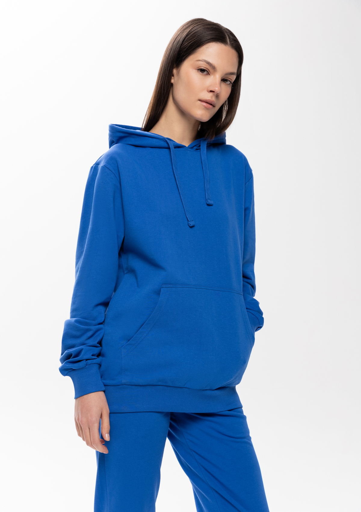 Худи унисекс STAN футер без начёса 260, 23, Синий,  (16/1)  (44/XS)