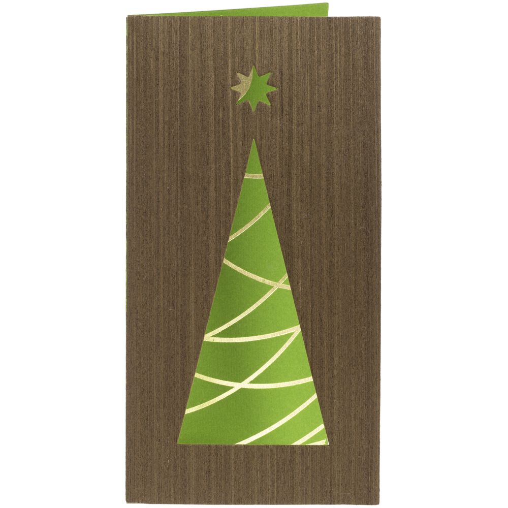 Открытка Season's Greetings — пример нанесения логотипа () | Print Logo